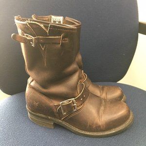 Frye 12R Engineer Leather Boots (size 8)